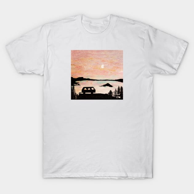 Crater Lake Van Life T-Shirt by CKastellanos
